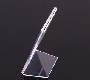 L Shape Clear Plastic Sign Holder / Acrylic Table top Sign Holder