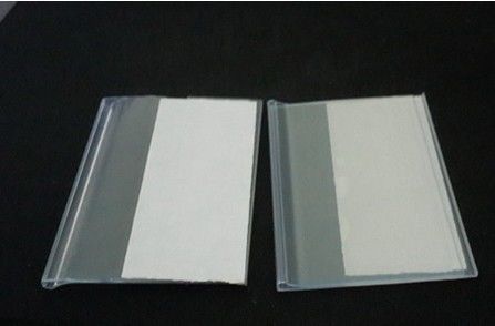 Co-extruded Clear Plastic Shapes 27/39mm Transparent PVC data strip