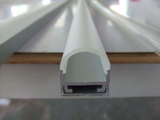 red / clear Extruded Polymethyl Methacrylate PMMA Plastic Stripe Lampshade Profile