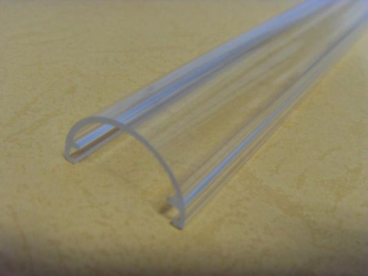 frosted PC cover Durable extrusion PMMA profile LED lampshade , 600mm / 900mm length