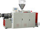 Industrial Conical Twin Screw Extruder for Extrusion PVC Pipe , Profile , Sheet and Granules