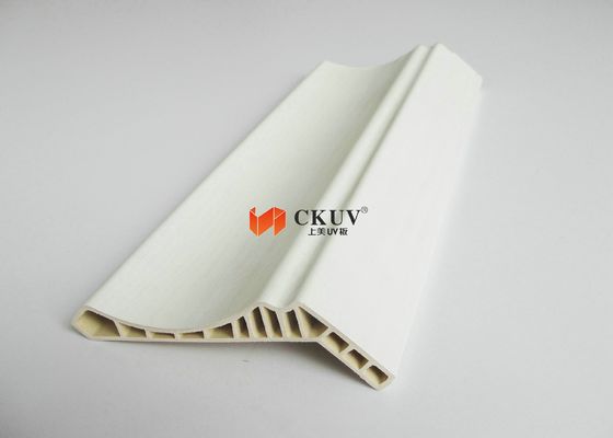 Decorative MDF Skirting Line , PVC WPC Profile Extrusion Line For Laminate Floor